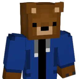 bluekuma Minecraft avatar bust
