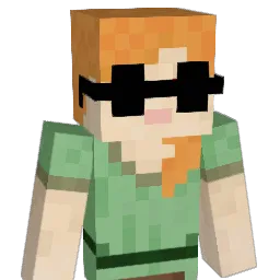 bluemeth Minecraft avatar bust