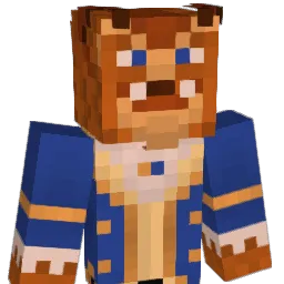 bluepawn Minecraft avatar bust