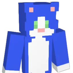 blues Minecraft avatar bust
