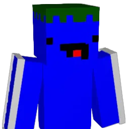 bluesberry Minecraft avatar bust