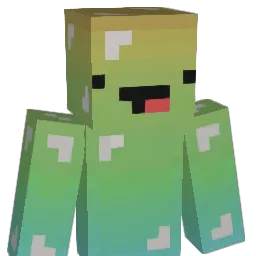blumengollum Minecraft avatar bust