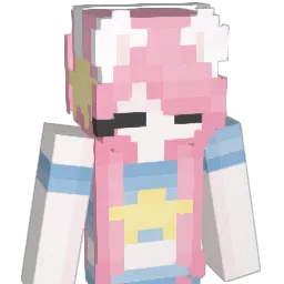blumige Minecraft avatar bust