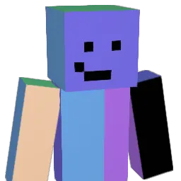blurxie Minecraft avatar bust