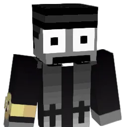 blxckk Minecraft avatar bust