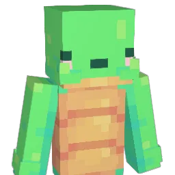 booberta Minecraft avatar bust