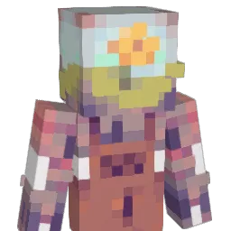 brokeroach Minecraft avatar bust