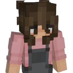 bubblegummilk Minecraft avatar bust