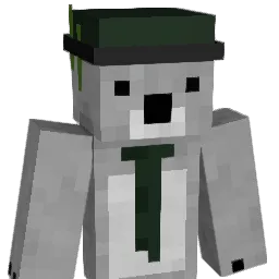 bubbleman Minecraft avatar bust