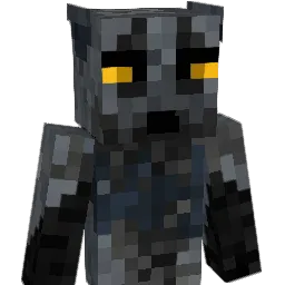 bugwinged Minecraft avatar bust