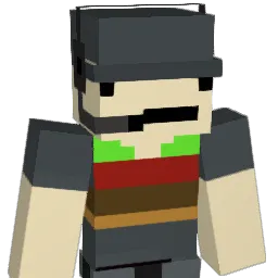 burgaking Minecraft avatar bust