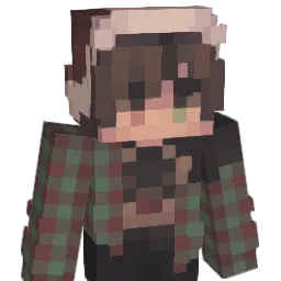 burntcandle Minecraft avatar bust