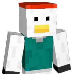 burupo Minecraft avatar bust