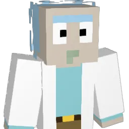 buttsforbrains Minecraft avatar bust