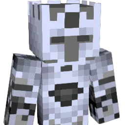 camaflage Minecraft avatar bust