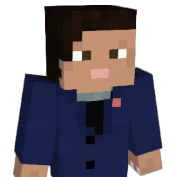 capiital Minecraft avatar bust