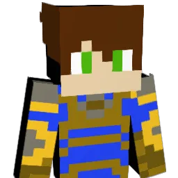 carcher Minecraft avatar bust