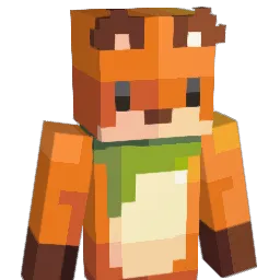 carderfox Minecraft avatar bust