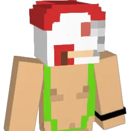 caseta Minecraft avatar bust