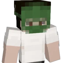 castpopcorn Minecraft avatar bust