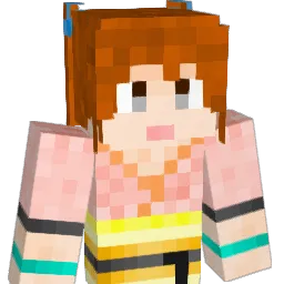 cat520 Minecraft avatar bust