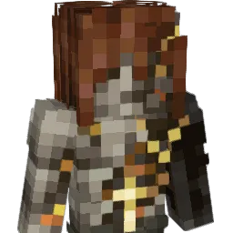 caustica Minecraft avatar bust
