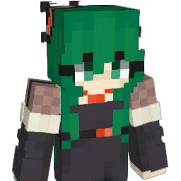 charcollie Minecraft avatar bust
