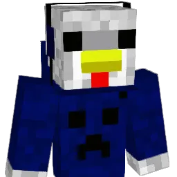 chickenstorm Minecraft avatar bust