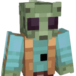 chickenwaterman Minecraft avatar bust