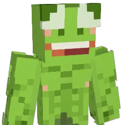 chklam Minecraft avatar bust