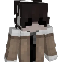christmes Minecraft avatar bust
