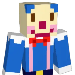 cl0wned Minecraft avatar bust