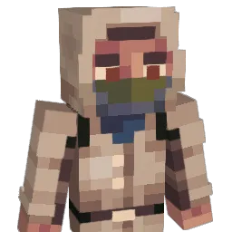 clckwrxz Minecraft avatar bust