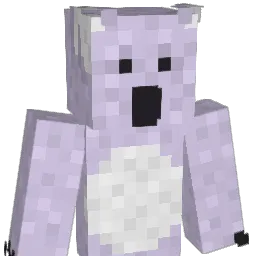 clestine Minecraft avatar bust