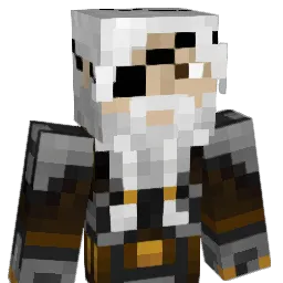 complacent Minecraft avatar bust