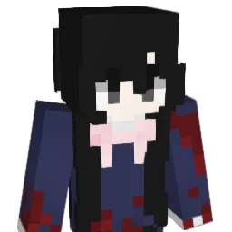 crazy Minecraft avatar bust