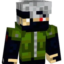 crazyaced Minecraft avatar bust