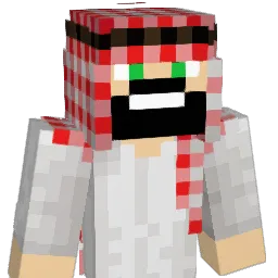 crazyazy Minecraft avatar bust