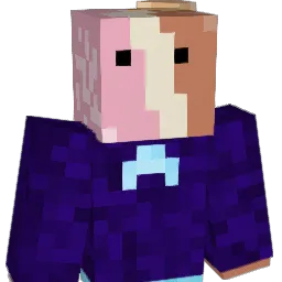 creamcrow Minecraft avatar bust