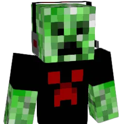 creeperb0om Minecraft avatar bust