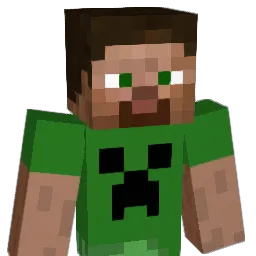 creepfiter Minecraft avatar bust