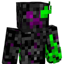 creephole Minecraft avatar bust
