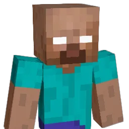 creepyscracked Minecraft avatar bust