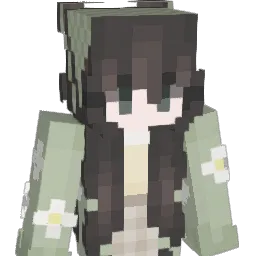 cristallineee Minecraft avatar bust