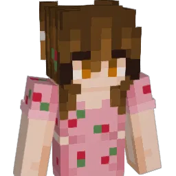 crystallyxoxo Minecraft avatar bust