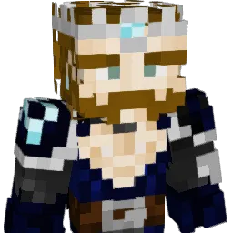 cuernos Minecraft avatar bust