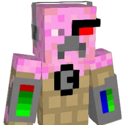cybericecream Minecraft avatar bust