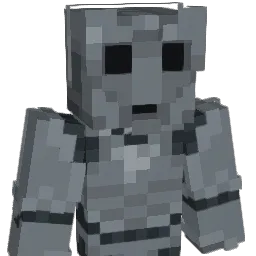 cybermenking Minecraft avatar bust
