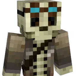 cybrpunk Minecraft avatar bust