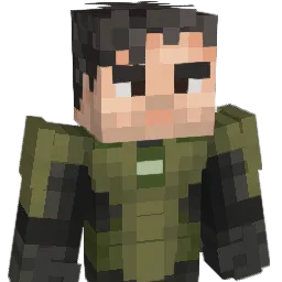 dTined Minecraft avatar bust